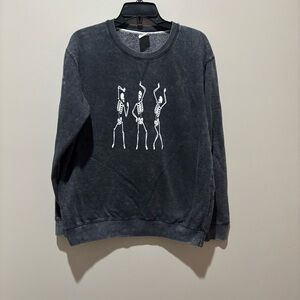 Dancing Skeletons Charcoal Sweatshirt